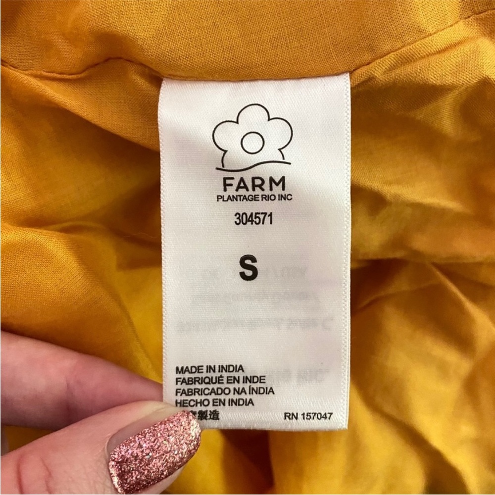 NEW Farm Rio Floral Dream Maxi Dress Floral Dream Yellow Small - Picture 15 of 16